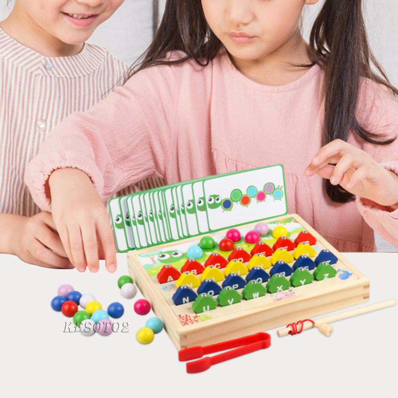 Bộ Đồ Chơi Câu Cá Bằng Gỗ Chất Lượng Dành Cho Bé 3 4 5 Tuổi