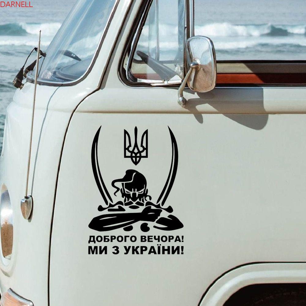 DARNELL 1 Miếng Dán Trang Trí Kính Xe Hơi Chống Nước Chống Trầy Xước