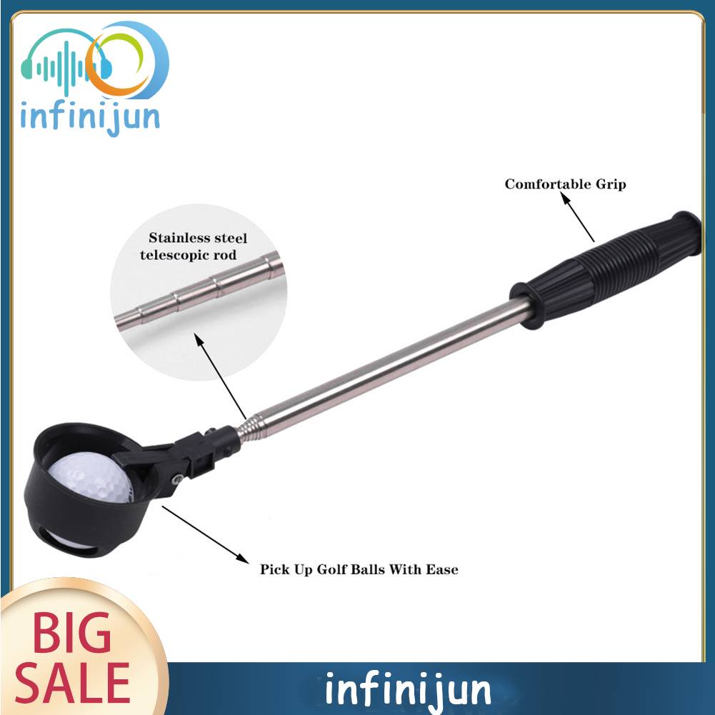 Dụng Cụ Nhặt Bóng Golf 8 Đoạn Bằng Thép