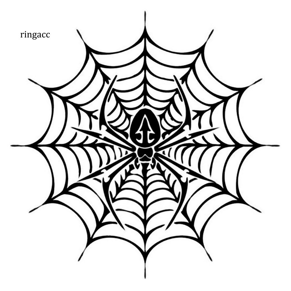 Đề Can Phản Quang Dán Trang Trí Thân / Cửa Sổ Xe Hơi Họa Tiết Mạng Nhện Độc Đáo