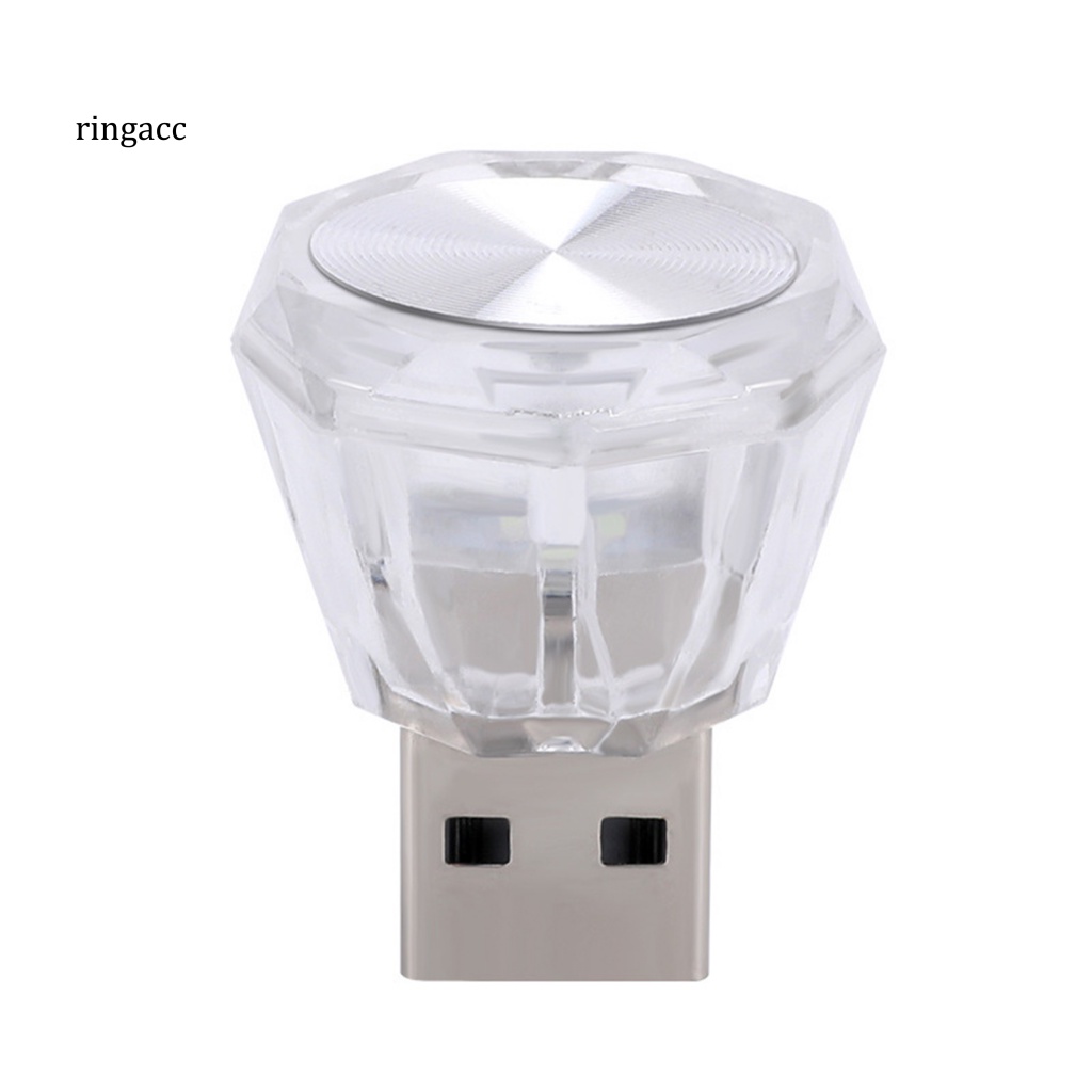 Rga Đèn Ngủ LED Giao Diện USB Tạo Không Khí Thông Dụng Cho Xe Hơi