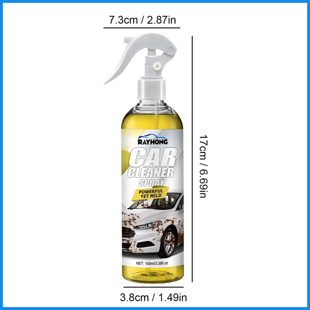 Bình Xịt Nano 100ml Làm Sạch Ghế Ngồi Xe Hơi Bằng Da