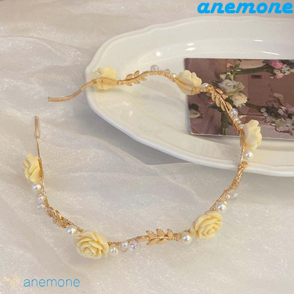 ANEMONE Băng Đô Hoa Hồng Thời Trang Nữ Tính