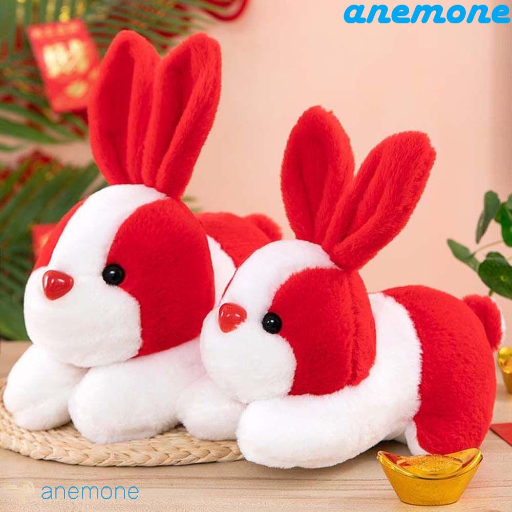 ANEMONE Thỏ Nhồi Bông Dễ Thương Phong Cách Trung Hoa