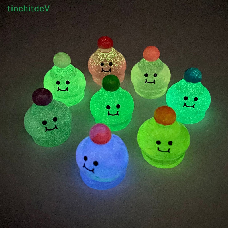 [TinchitdeV] Bộ 5 Đồ Trang Trí Xe Hơi Mini Bằng Nhựa Resin Màu Kẹo Phát Sáng Dễ Thương