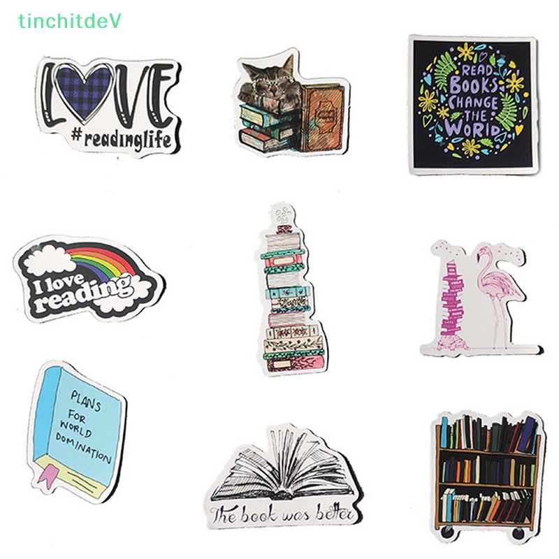 Bộ 50 Miếng Dán Trang Trí Điện Thoại / Máy Tính Bảng In Họa Tiết Graffiti Dễ Thương