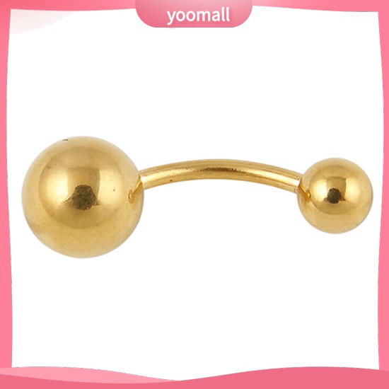 Khuyên Rốn Dạng Thanh Tạ Bằng Thép Không Gỉ