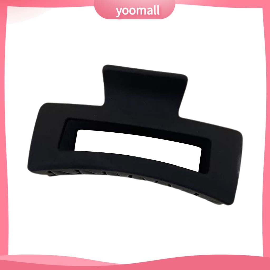 Kẹp Tóc Càng Cua Tạo Kiểu Tóc Chống Rơi Vỡ Màu Trơn Thanh Lịch Cho Nữ