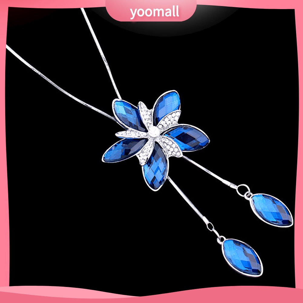 Vòng cổ Mặt Hình Cối Xay Gió Phối Tua Rua Đính Đá Nhân Tạo Thời Trang