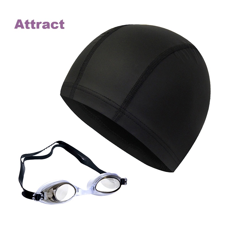 Mũ Bơi Co Giãn Chống Thấm Nước Kèm Kính Bảo Hộ Tùy Chỉnh Tiện Dụng Cho Người Lớn