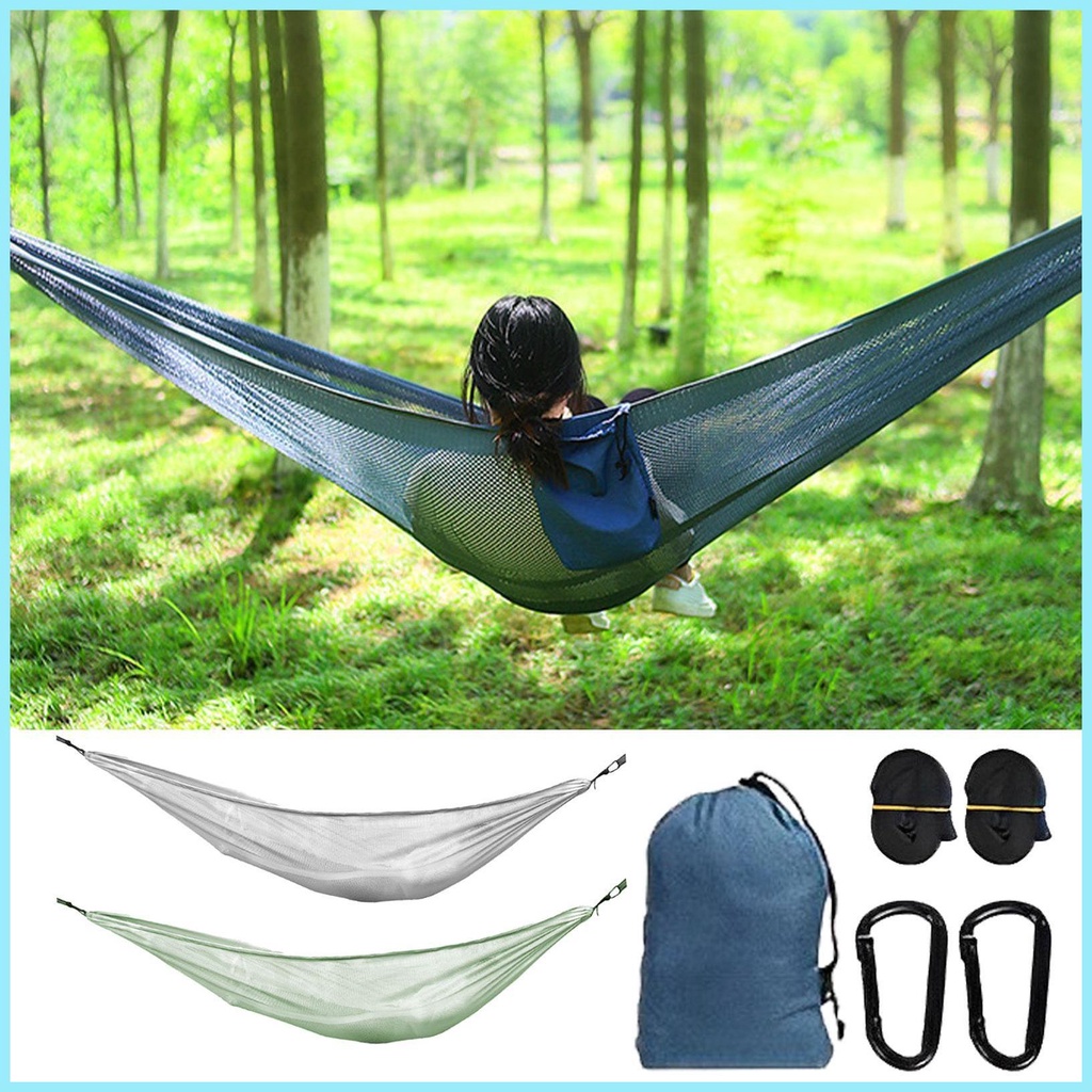 Võng Lưới Đơn / Đôi Chịu Lực Tốt Tiện Dụng Mang Theo Du Lịch Cắm Trại