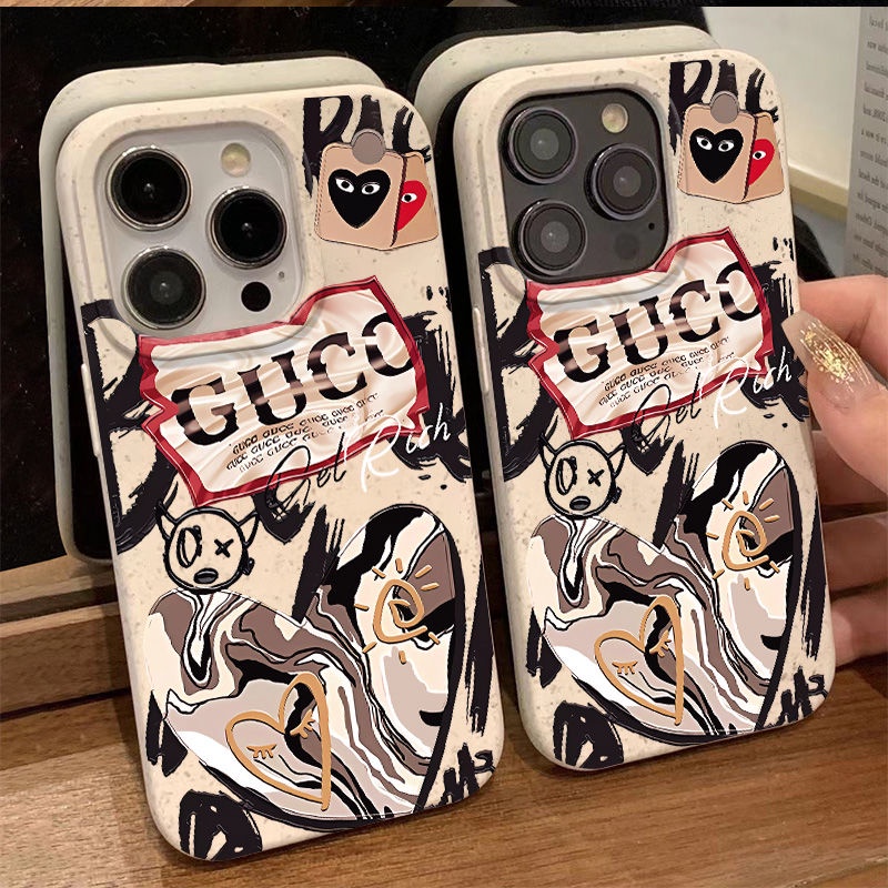 Ốp Điện Thoại Mềm Chống Sốc In Hình Trái Tim Cho Iphone 13Iphone 12 8 Plus 14 Pro 11 7 IM1E