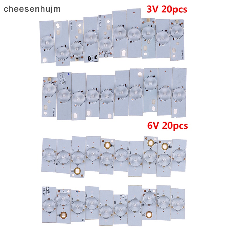 Set 20 Đèn LED 3V 6V SMD Có Khả Năng Lọc Kính Cho TV LED 32-65 inch