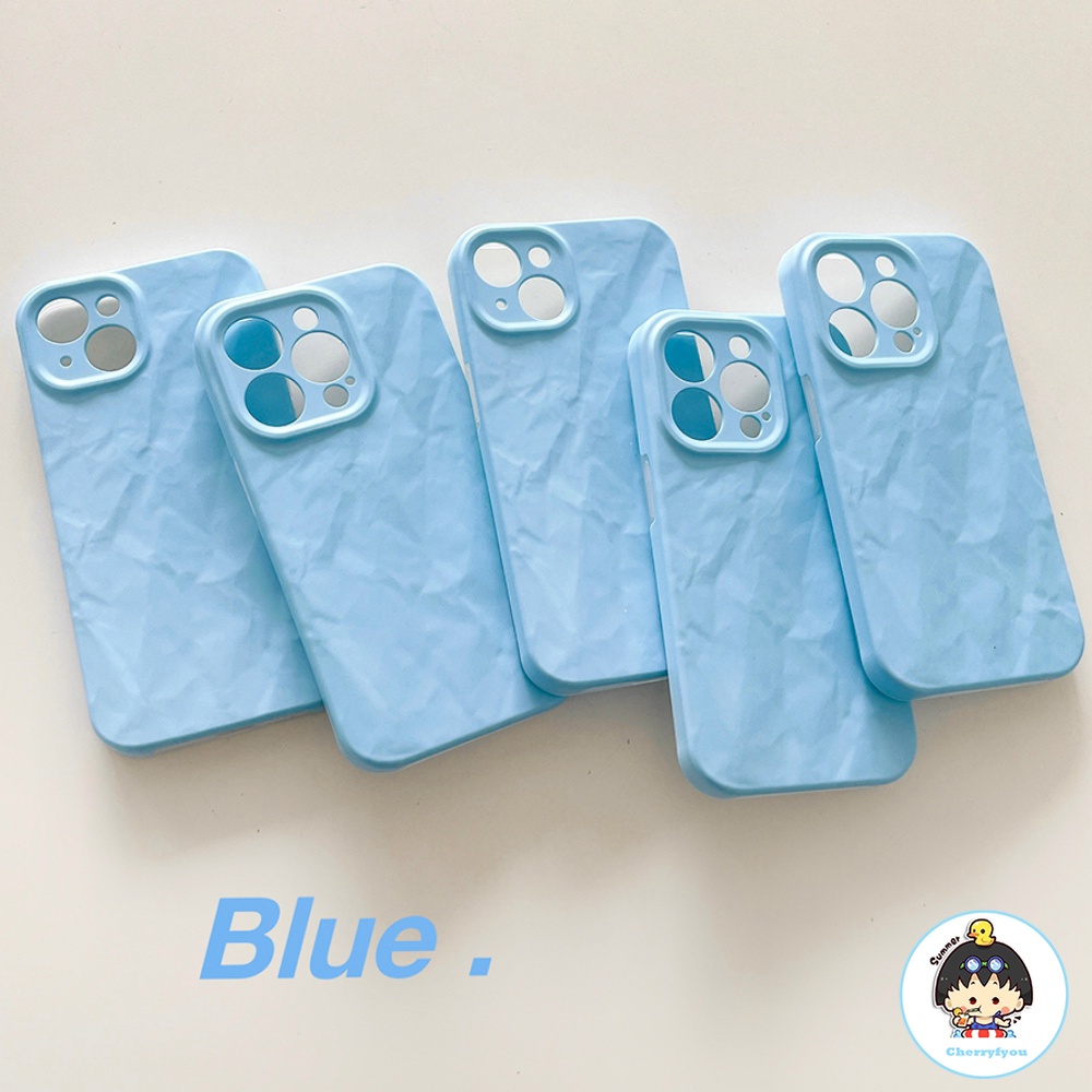 Ốp Điện Thoại TPU Dẻo Họa Tiết Bầu Trời Xanh Đơn Giản Thời Trang Cho IPhone 11 12 13 14 Pro Max