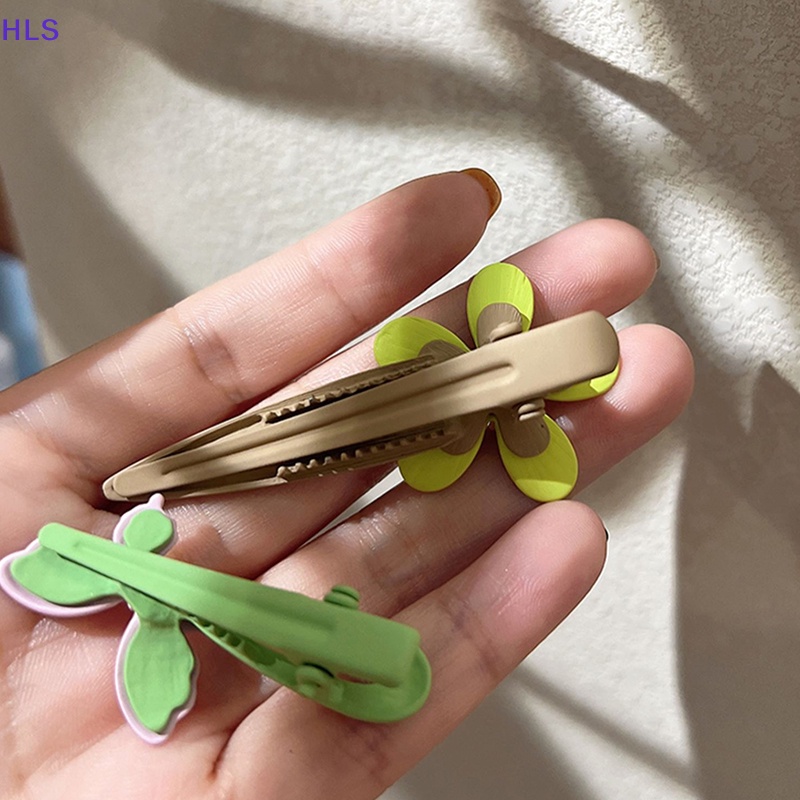 Kẹp Mỏ Vịt Hình Hoa / Bướm / Trái Tim Dễ Thương Cho Bé Gái