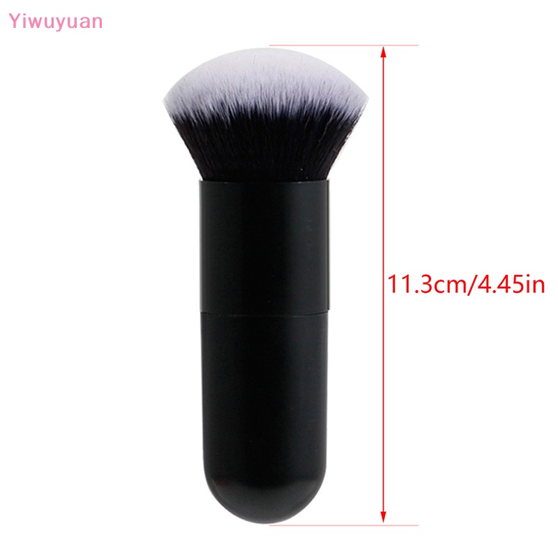 < Yiwuyuan > Cọ Trang Điểm Lông Mềm Cán Tròn Màu Đen Chuyên Nghiệp Cho Nữ