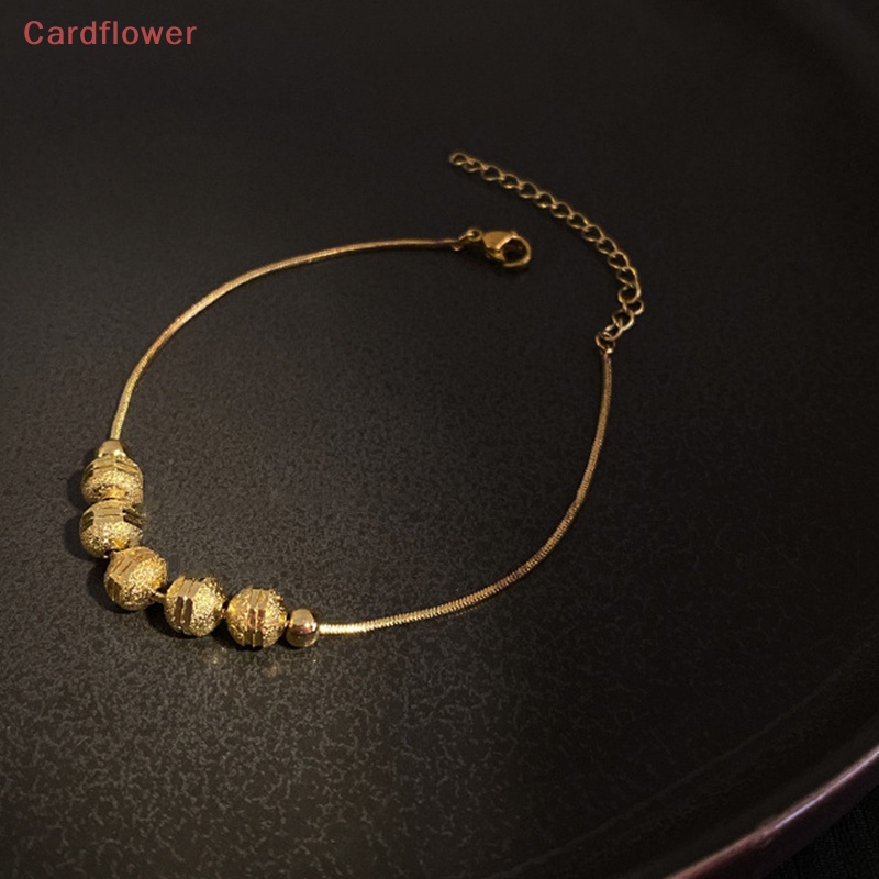 < Cardflower > Vòng Tay Chuỗi Hạt Chuyển Đổi Mờ Nhẹ Nhàng Tinh Tế Thời Trang Cổ Điển Quà Tặng Giáng Sinh Cho Nữ