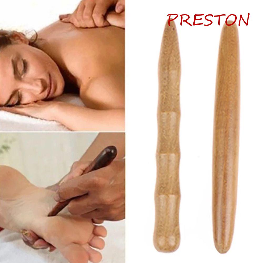 PRESTON Gậy Gỗ Mát Xa Bấm Huyệt Thư Giãn Cơ Bắp Thoải Mái Tiện Dụng Cho SPA