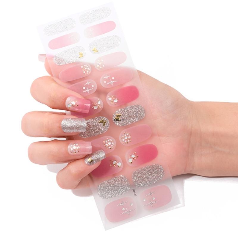✿ Bộ 22 Miếng Gel Dán Móng Toàn Diện