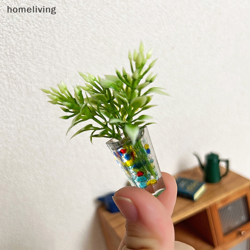 Bình Hoa Thủy Tinh Mini Tỉ Lệ 1: 12 Dùng Trang Trí Nhà Búp Bê