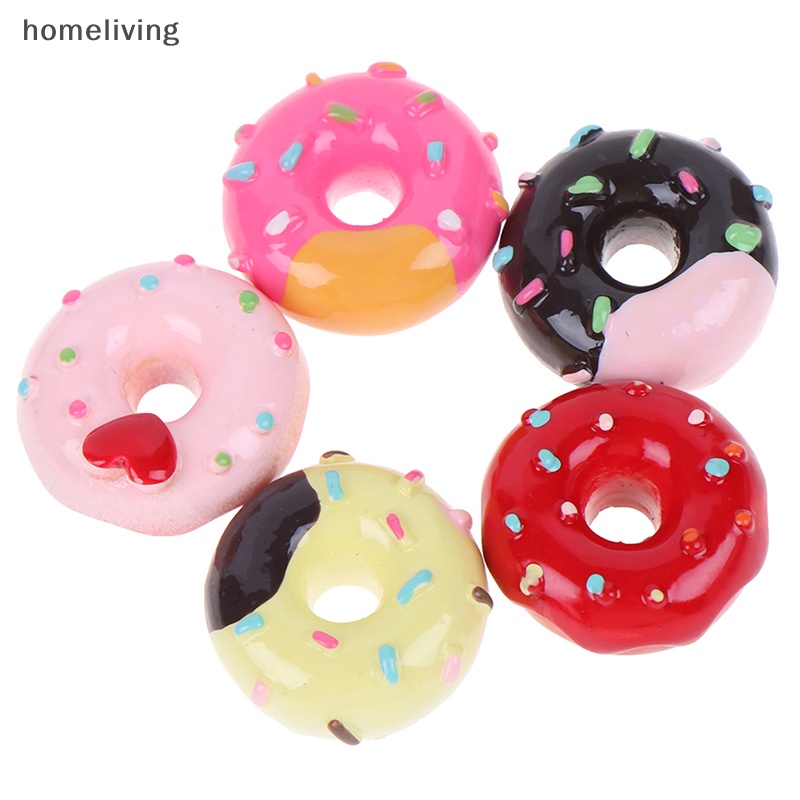 Set 10 Bánh donut Tỉ Lệ 1: 12 Dùng Để Trang Trí Nhà Búp Bê