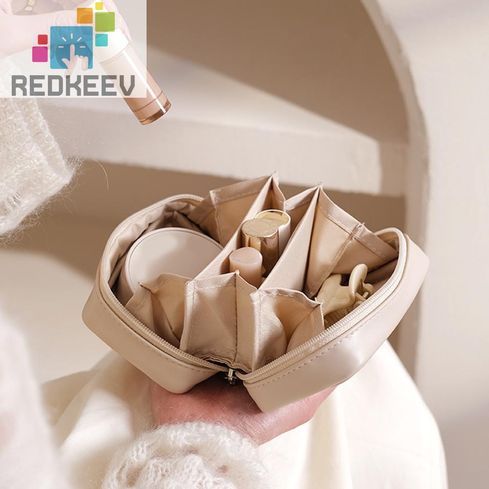 Túi Da PU Đựng Mỹ Phẩm Sức Chứa Lớn Tiện Dụng Cho Nữ