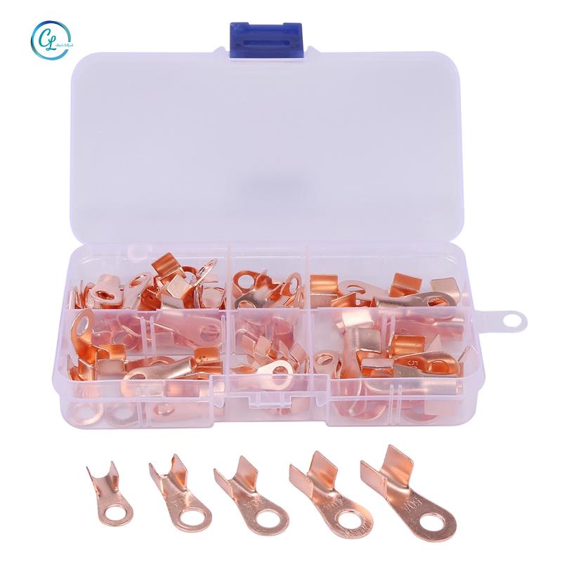 Bộ 70 Vòng Đồng Nối Dây Điện OT 10A 20A 30A 40A 50A