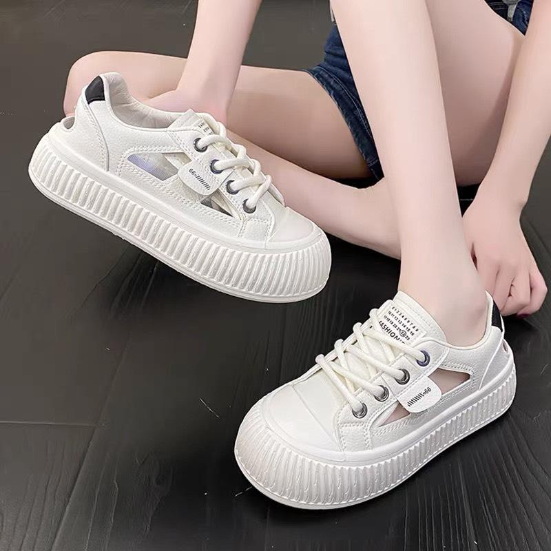 Giày Thể Thao Nữ Hở Gót Thời Trang Phong Cách GHG333