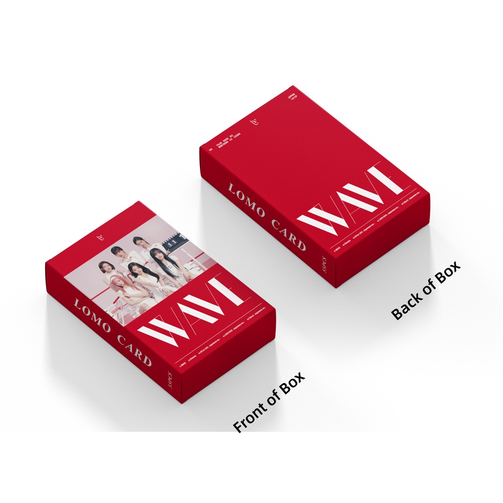 55pcs/box IVE WAVE Photocards Lomo Cards Japan Album Kpop Postcards Collection New Arrivals
