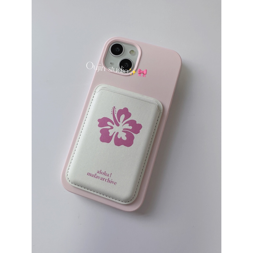 Bao Da Điện Thoại Họa Tiết Hoa Anh Đào Cho 15 / 13 Pro / 14 Pro Max / 11 / 12 / 14 Ốp