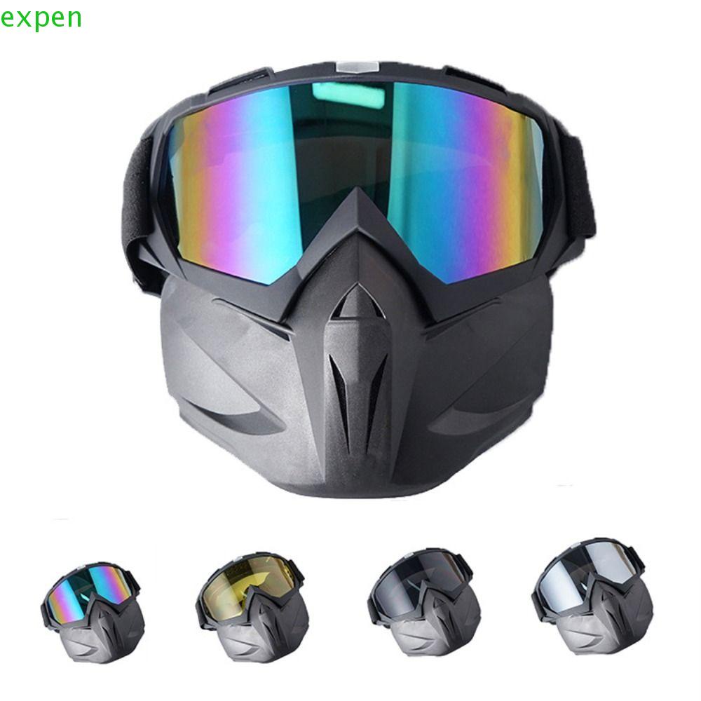 Mặt Nạ Chống Tia UV Chống Cát Che Phủ Toàn Diện Giữ Ấm Mùa Đông Khi Lái Xe