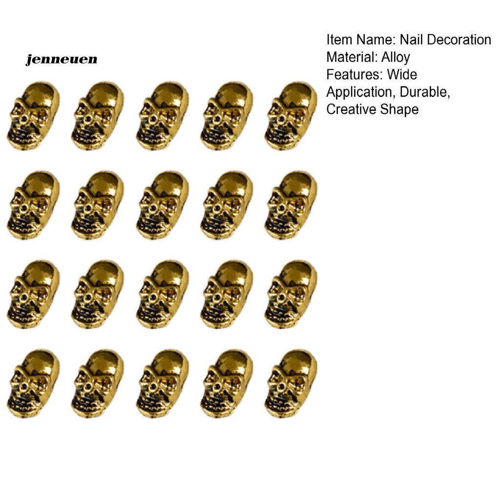 Set 20 Phụ Kiện Trang Trí Móng Tay Nghệ Thuật Nhiều Phong Cách Siêu Bền Charms