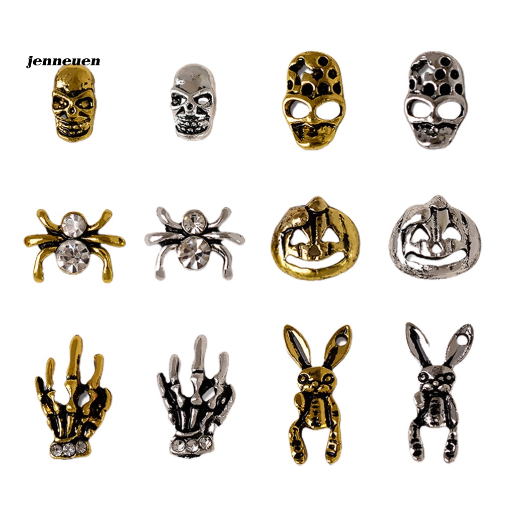 Set 20 Phụ Kiện Trang Trí Móng Tay Nghệ Thuật Nhiều Phong Cách Siêu Bền Charms