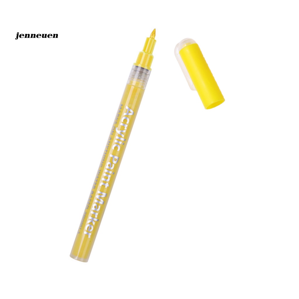 Bút Vẽ Trang Trí Móng Nghệ Thuật Có Thể Tái Sử Dụng Với Tay Cầm Dài Màu Sắc Tương Phản Cho Nữ