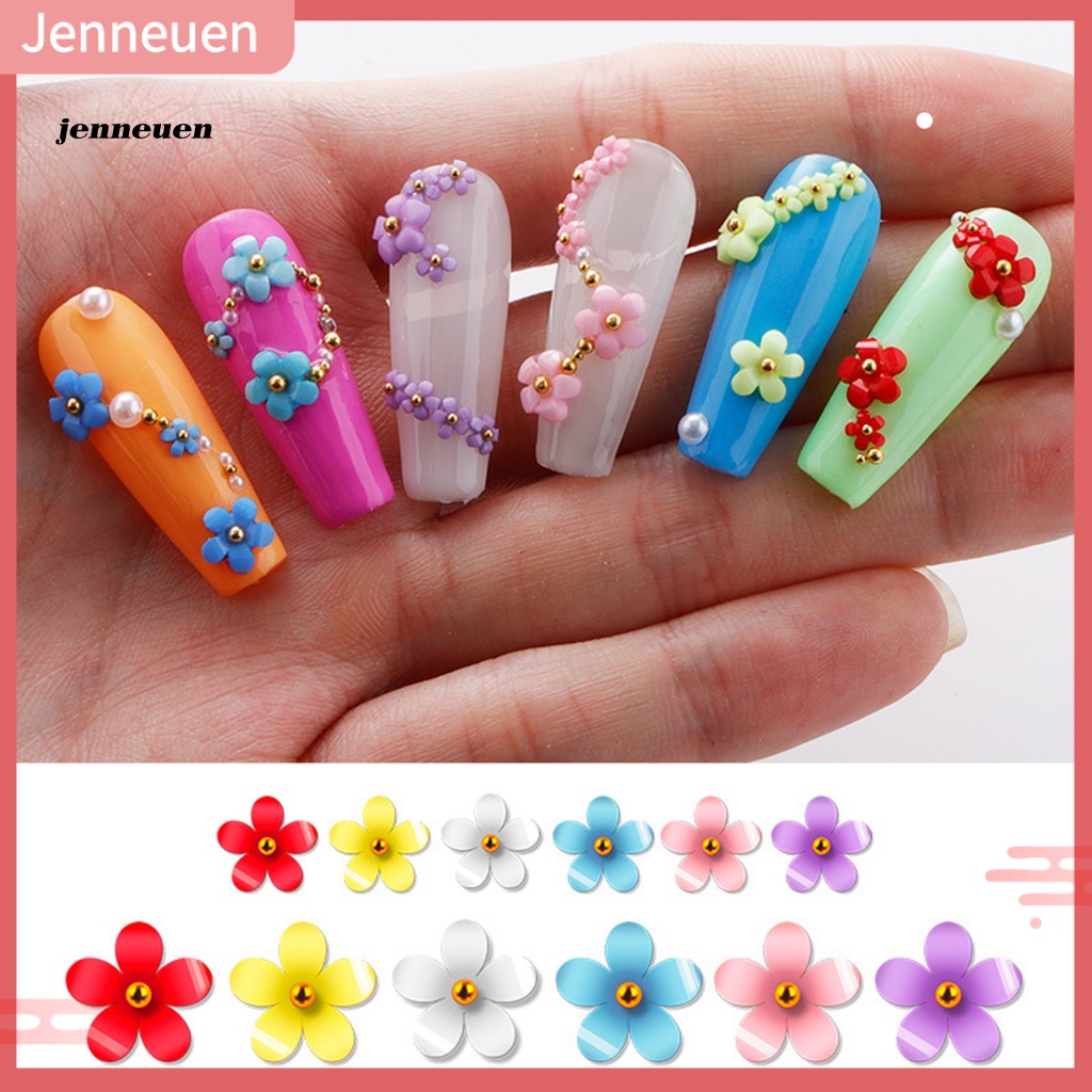 Phụ Kiện Trang Trí Móng Tay Hình Hoa Nhỏ Dễ Thương Sáng Tạo