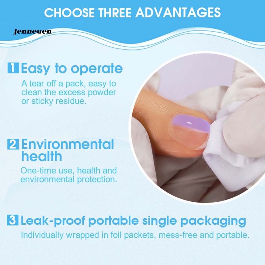 Hộp 100 Miếng / Hộp Khăn Giấy Tẩy Sơn Móng Tay Siêu Mỏng Không Xơ Vải Hiệu Quả