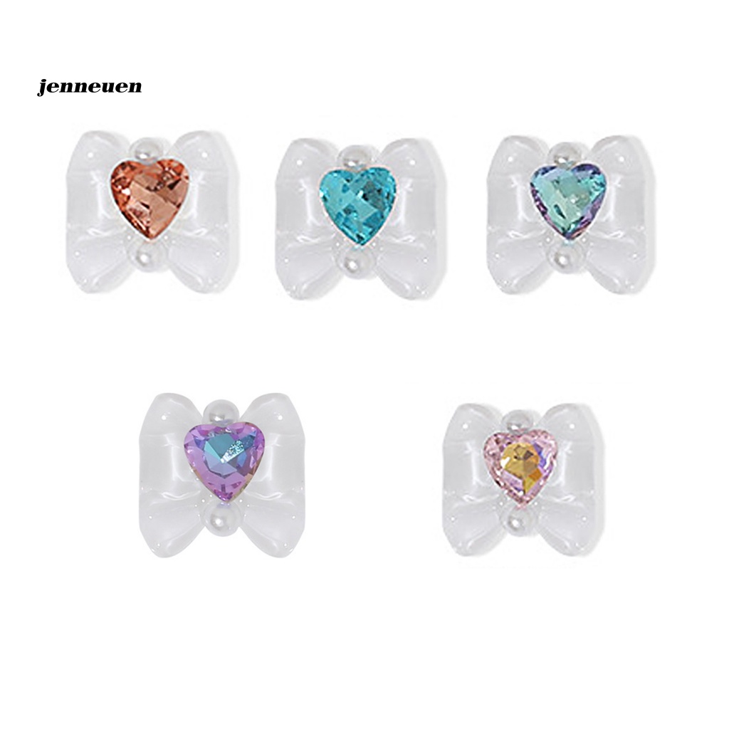 Set 10 Phụ Kiện Trang Trí Móng Tay 3D Lấp Lánh Sang Trọng Chống Rơi