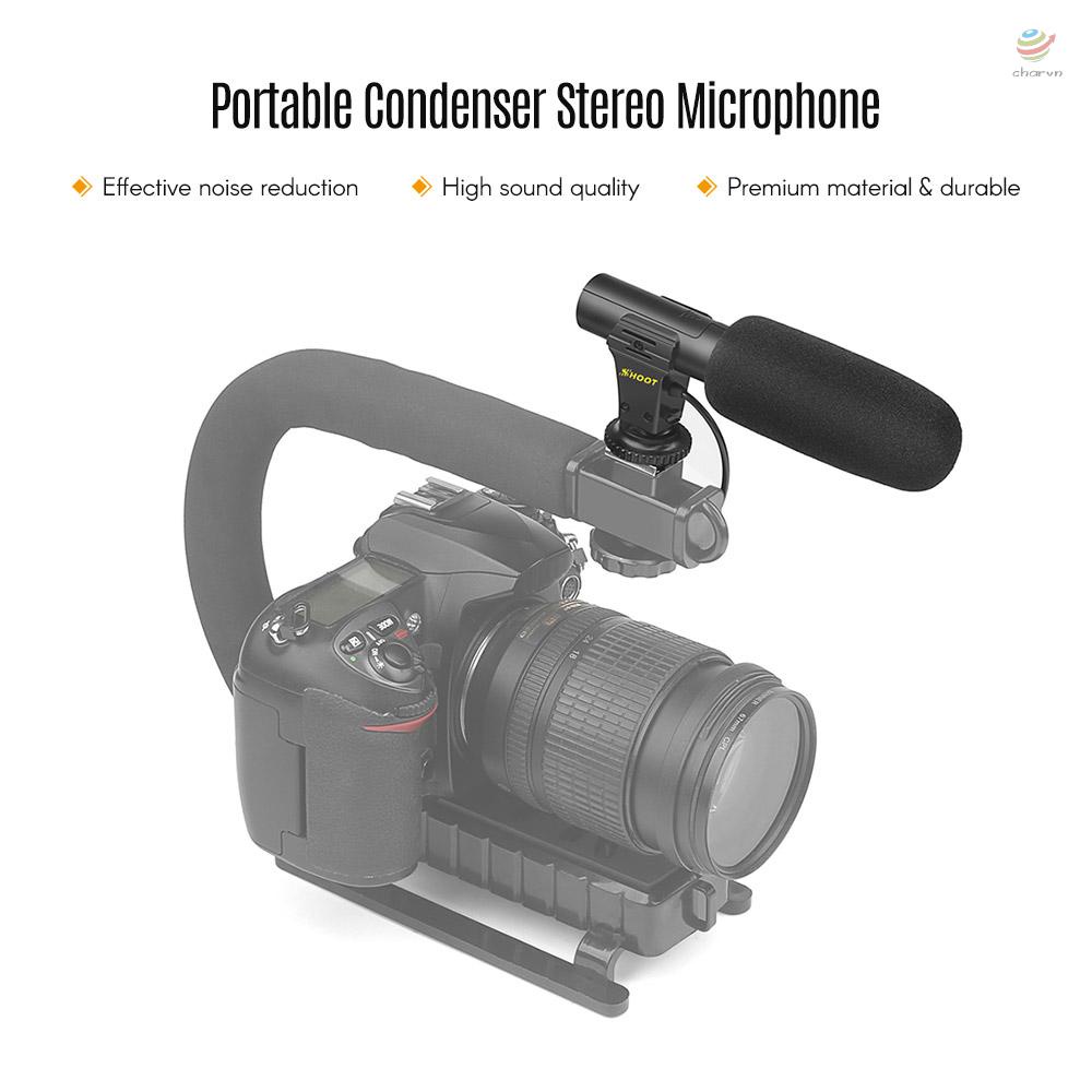 Micro XT-451 Có Jack Cắm 3.5mm Chuyên Dụng Cho Máy Quay Phim Canon Sony Nikon DV