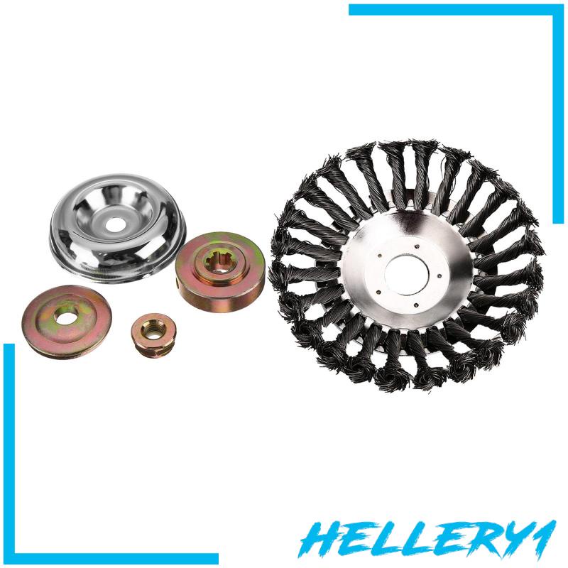 Đầu Bàn Chải Sợi Thép Phủ Dây Xoay Làm Sạch Rỉ Sét