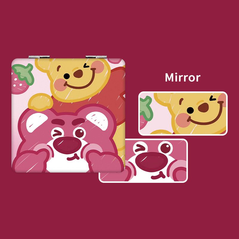 Gương Trang Điểm Di Động Họa Tiết Shin-Chan Dễ Thương Cho Nữ