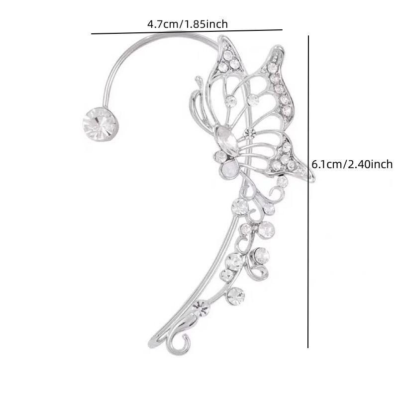 1 Khuyên Vành Tai Hình Bướm Xinh Xắn