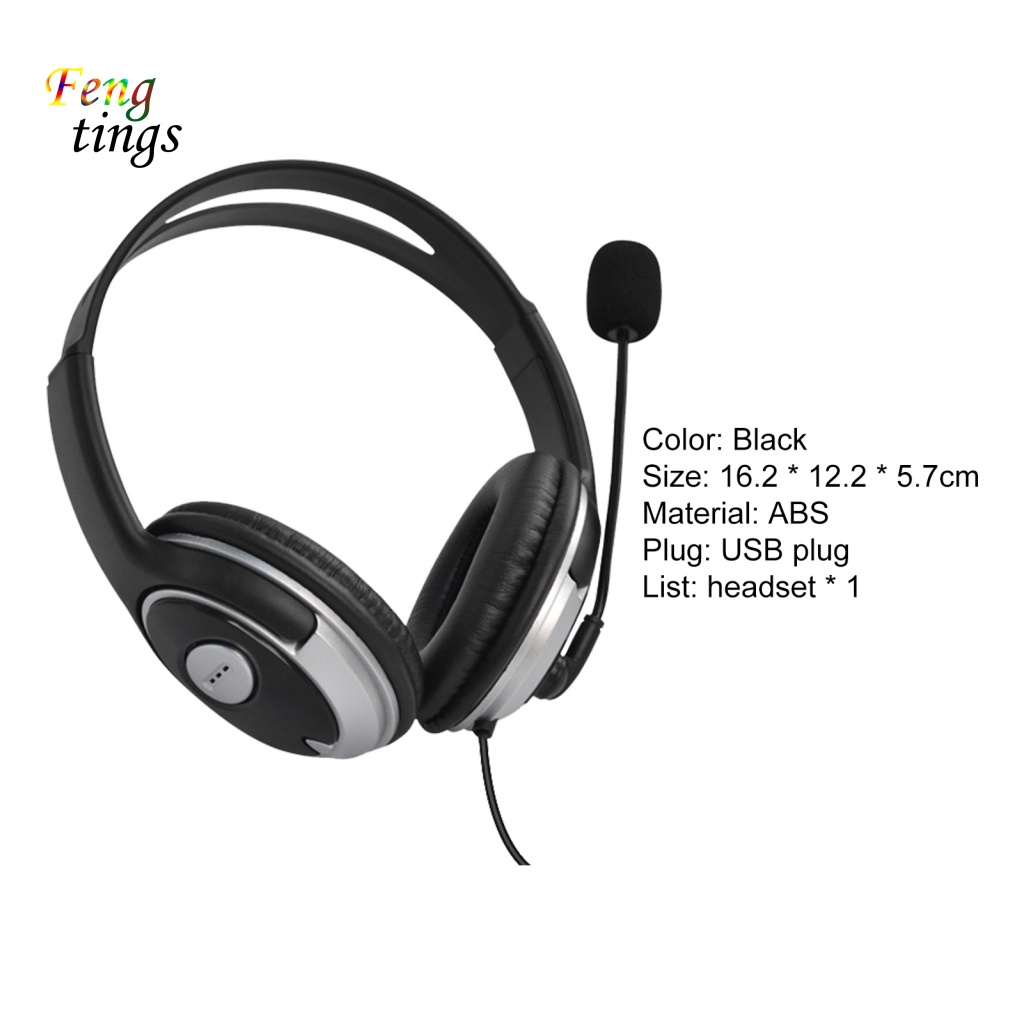 Tai Nghe Nhét Tai 330 Chống Ồn Âm Thanh Siêu Trầm Có Dây USB Màu Đen Cho Máy Tính