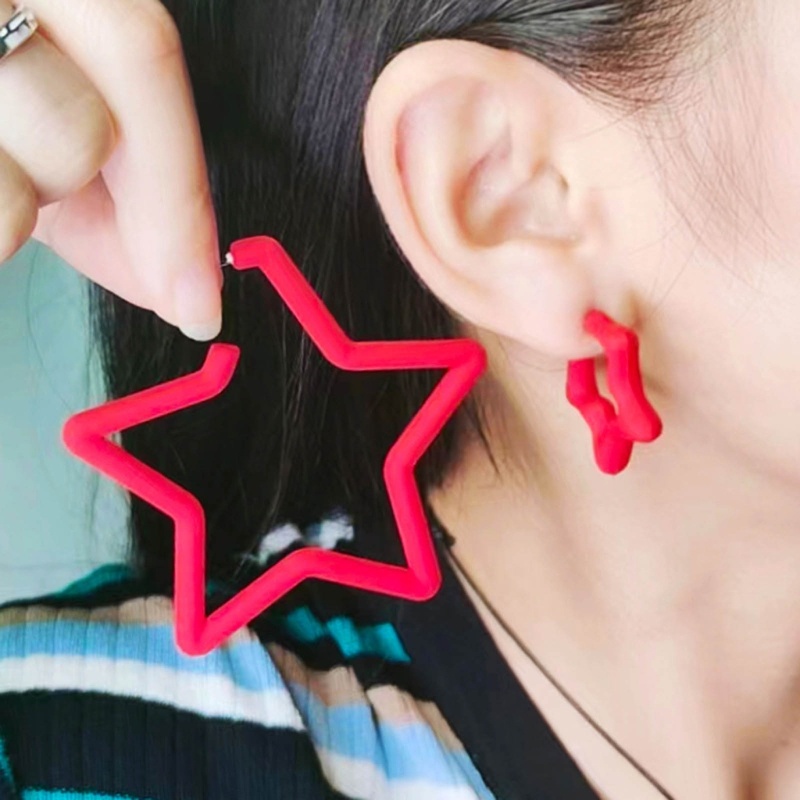 Bộ 2 Cặp Khuyên Tai Ngôi Sao Ngọt Ngào