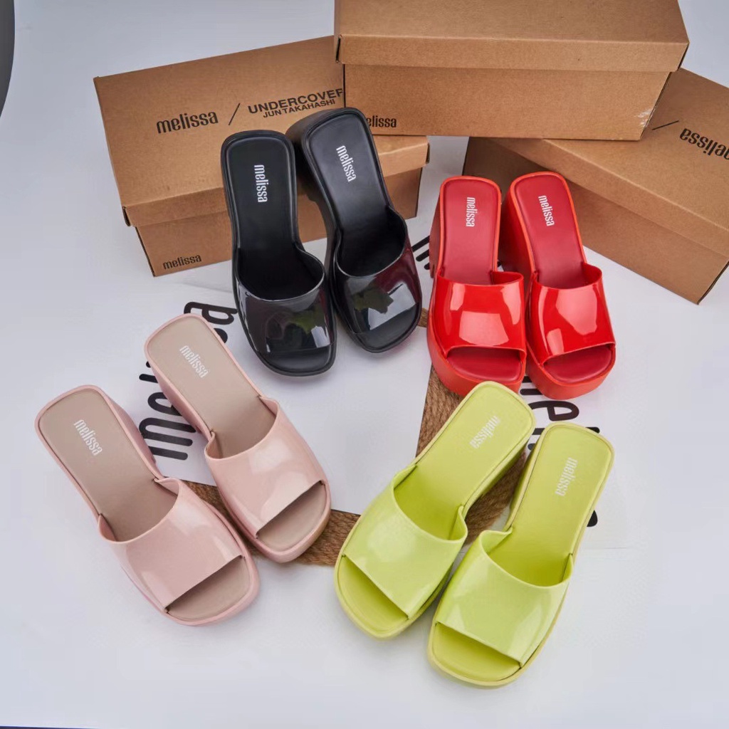 Dép Xỏ Ngón Muffin Đế Xuồng Dày Thời Trang 2023 melissa melissa Cho Nữ