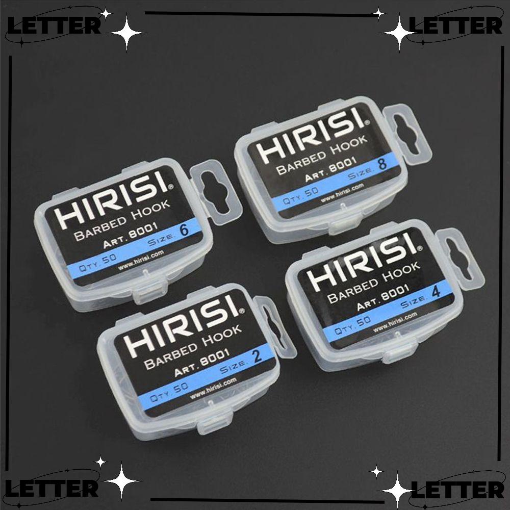Hộp 50 Lưỡi Câu Bằng Carbon Chất Lượng Cao