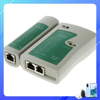 Hộp Test cáp mạng RJ 45 Lan AMPCOM kèm tặng pin