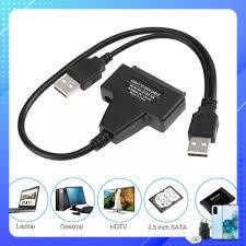 Cáp chuyển Sata to USB 2.0 cho ổ cứng laptop 2.5inch ( Đen)