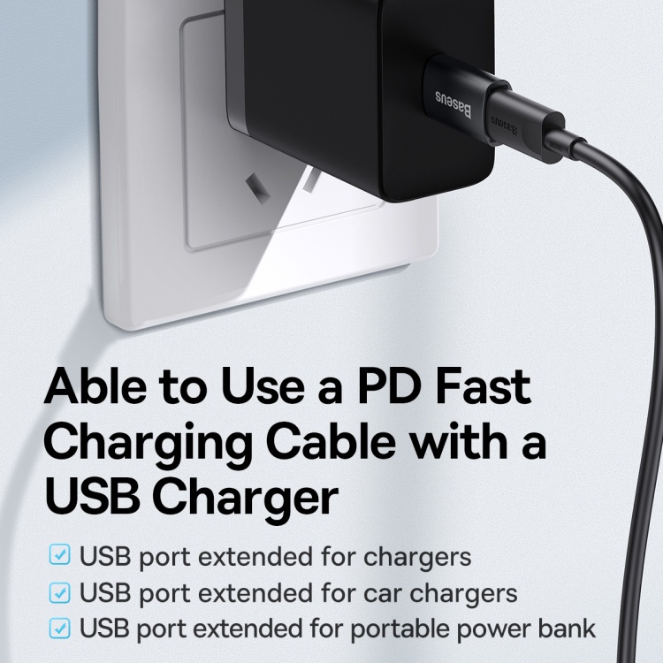 Đầu chuyển đổi OTG BASEUS USB 3.1 Type C sang USB cao cấp thích hợp cho laptop Mac pro Air Samsung HaiBunStore