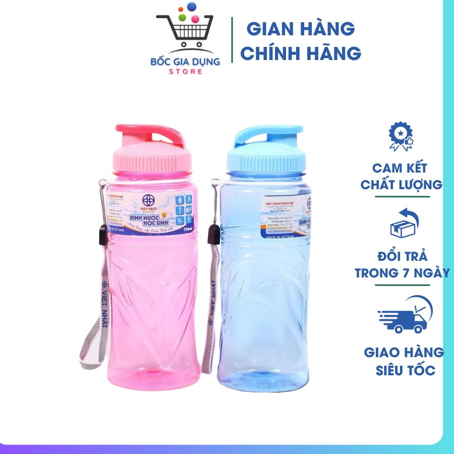 Bình Nước Nhựa Việt Nhật 550ml