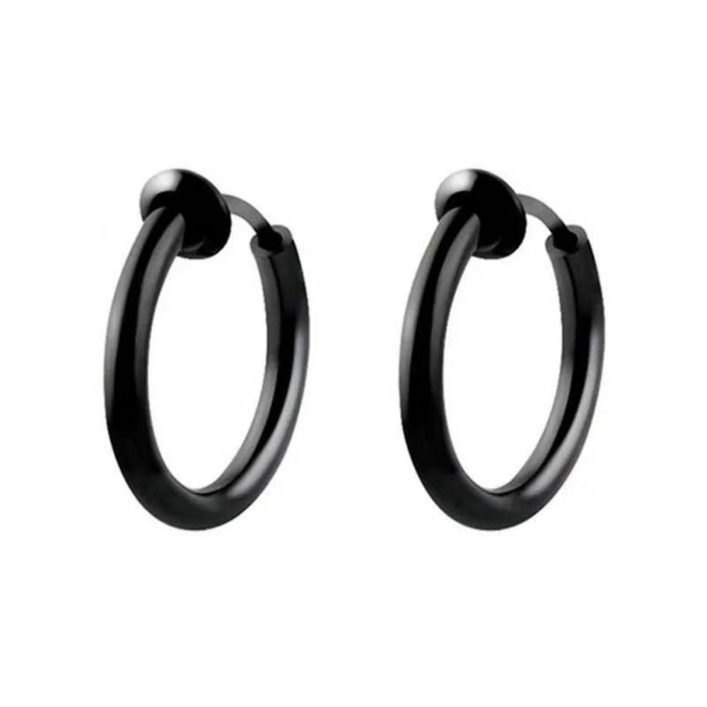 Khuyên Tai Thép Titan Hình Chữ Hello Phong Cách Punk Hàn Quốc Thời Trang Unisex